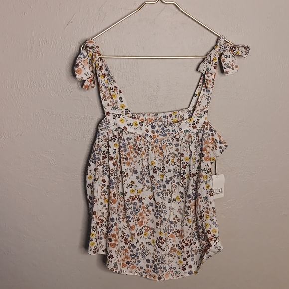 A.N.A Floral Tank Top Size Large NWT - Picture 5 of 5